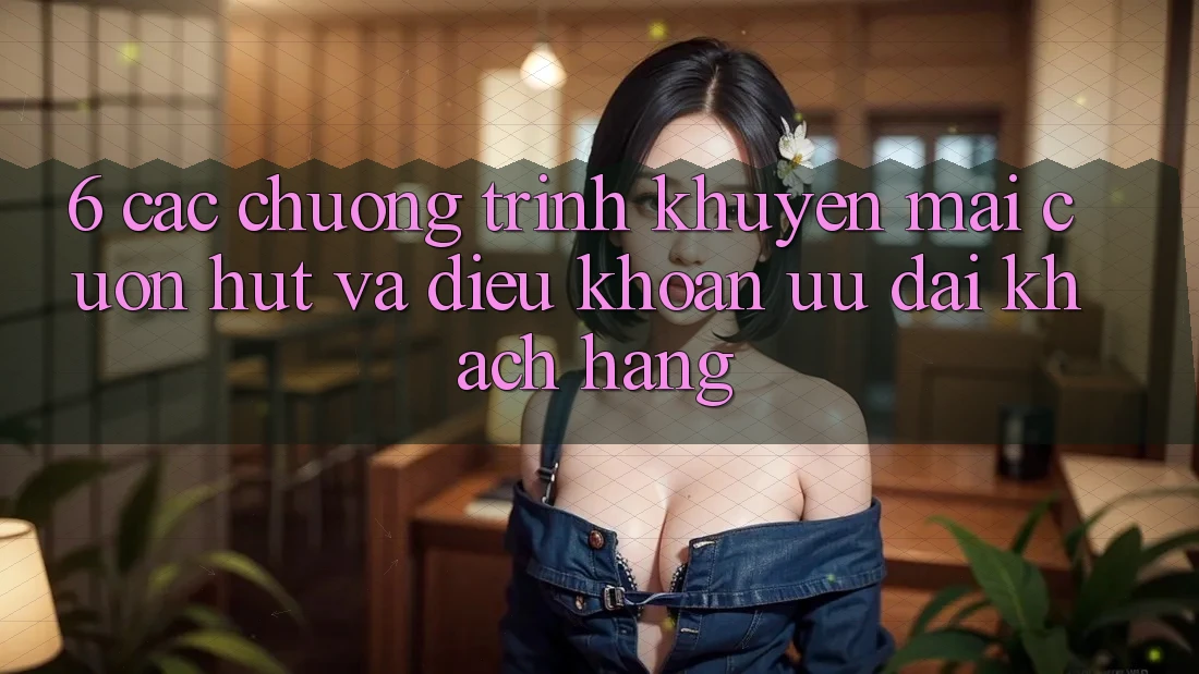 6. Các chương trình khuyến mãi cuốn hút và điều khoản ưu đãi khách hàng 6. Các chương trình khuyến mãi cuốn hút và điều khoản ưu đãi khách hàng