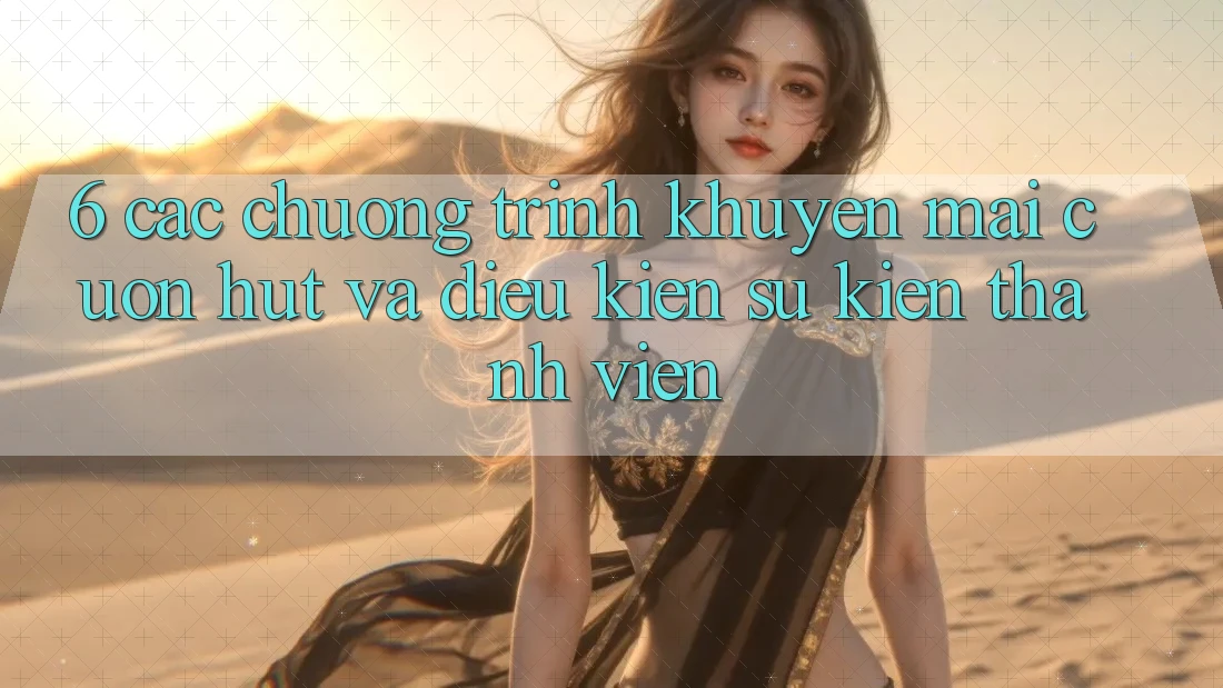6. Các chương trình khuyến mãi cuốn hút và điều kiện sự kiện thành viên 6. Các chương trình khuyến mãi cuốn hút và điều kiện sự kiện thành viên