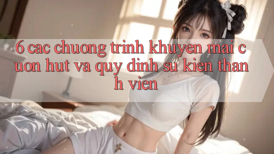 6. Các chương trình khuyến mãi cuốn hút và quy định sự kiện thành viên