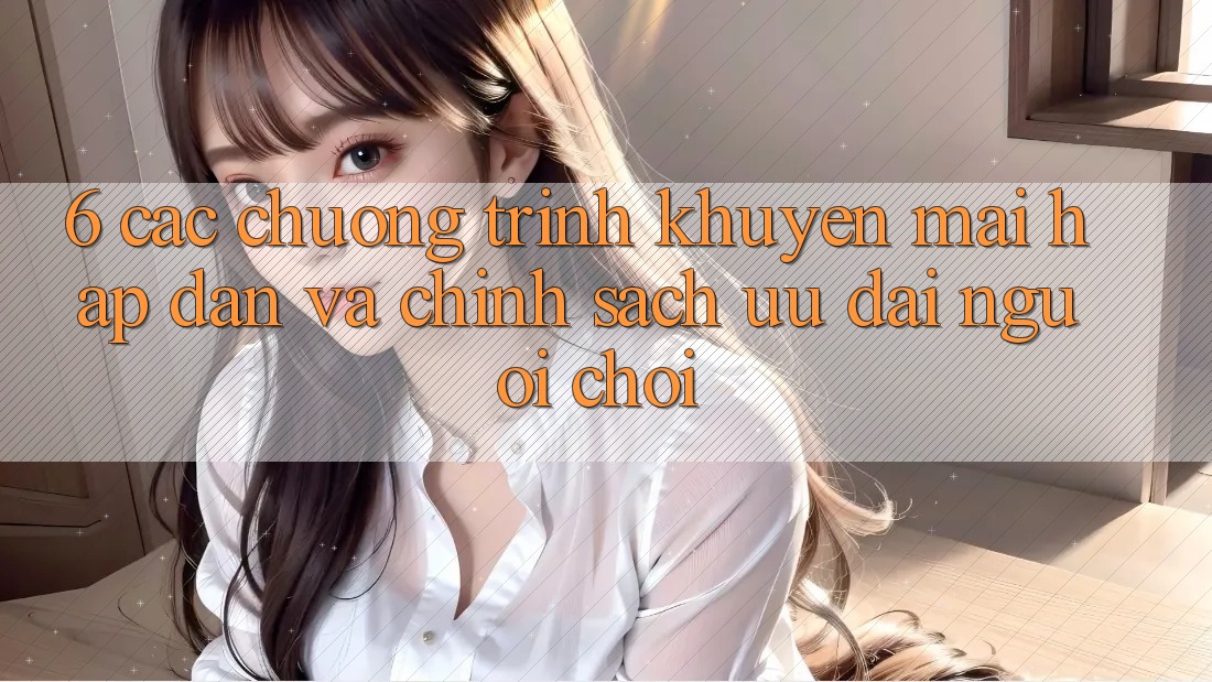 6. Các chương trình khuyến mãi hấp dẫn và chính sách ưu đãi người chơi 6. Các chương trình khuyến mãi hấp dẫn và chính sách ưu đãi người chơi