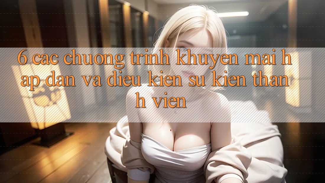 6. Các chương trình khuyến mãi hấp dẫn và điều kiện sự kiện thành viên 6. Các chương trình khuyến mãi hấp dẫn và điều kiện sự kiện thành viên