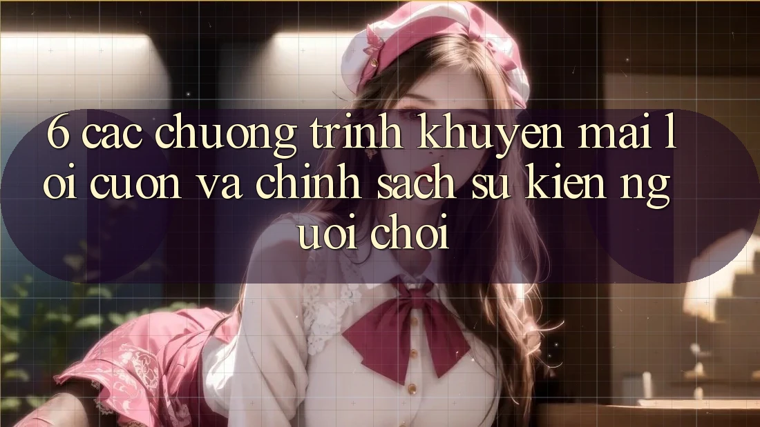 6. Các chương trình khuyến mãi lôi cuốn và chính sách sự kiện người chơi