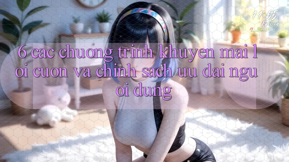6. Các chương trình khuyến mãi lôi cuốn và chính sách ưu đãi người dùng