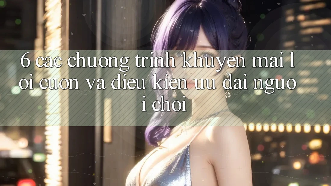 6. Các chương trình khuyến mãi lôi cuốn và điều kiện ưu đãi người chơi