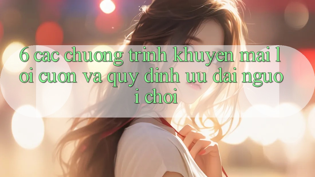 6. Các chương trình khuyến mãi lôi cuốn và quy định ưu đãi người chơi