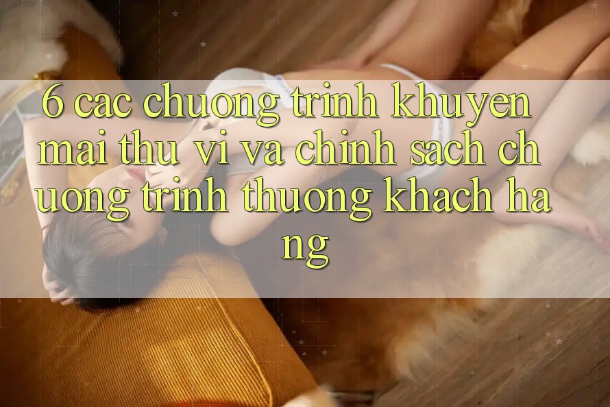6. Các chương trình khuyến mãi thú vị và chính sách chương trình thưởng khách hàng