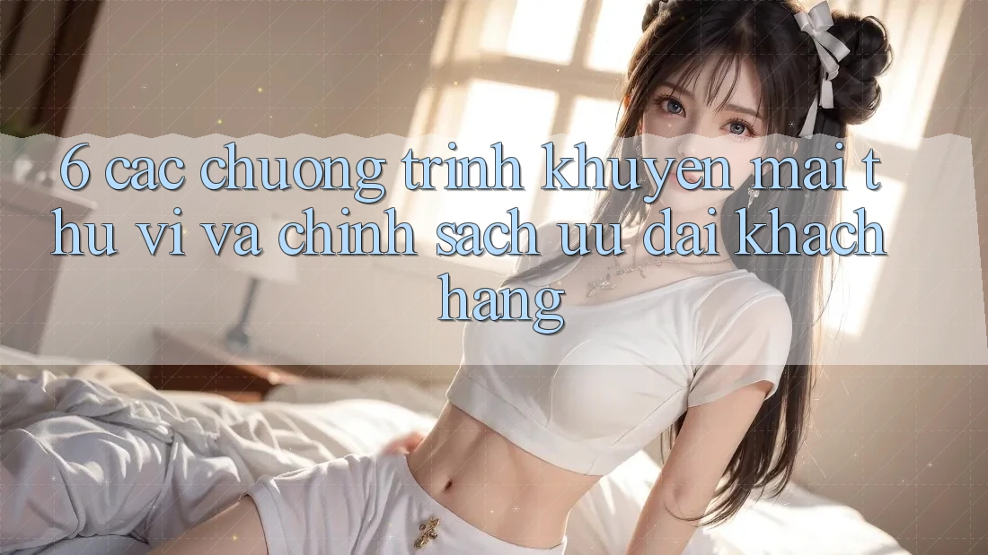 6. Các chương trình khuyến mãi thú vị và chính sách ưu đãi khách hàng
