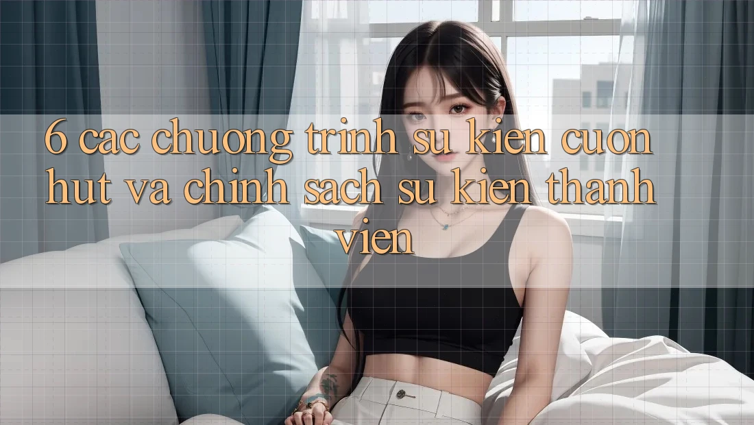 6. Các chương trình sự kiện cuốn hút và chính sách sự kiện thành viên