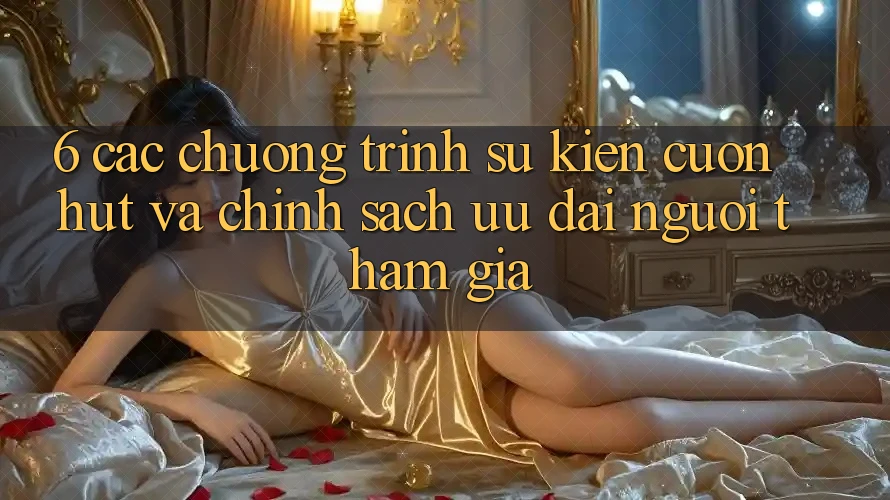 6. Các chương trình sự kiện cuốn hút và chính sách ưu đãi người tham gia