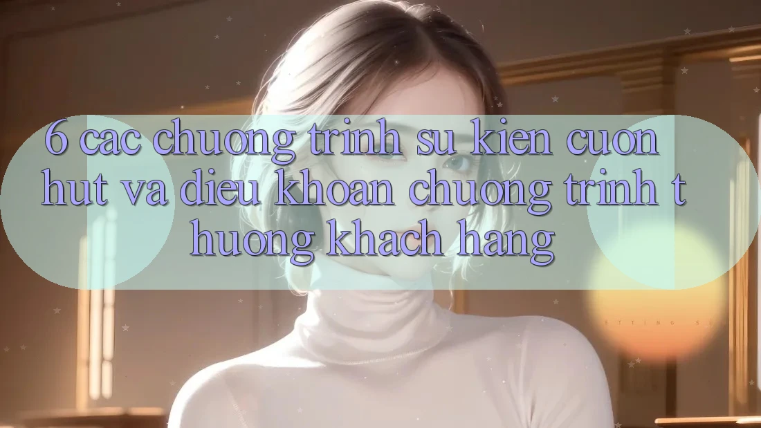 6. Các chương trình sự kiện cuốn hút và điều khoản chương trình thưởng khách hàng