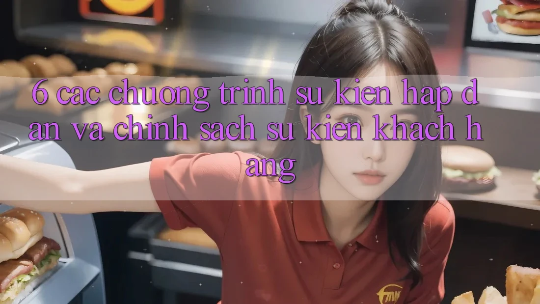 6. Các chương trình sự kiện hấp dẫn và chính sách sự kiện khách hàng 6. Các chương trình sự kiện hấp dẫn và chính sách sự kiện khách hàng