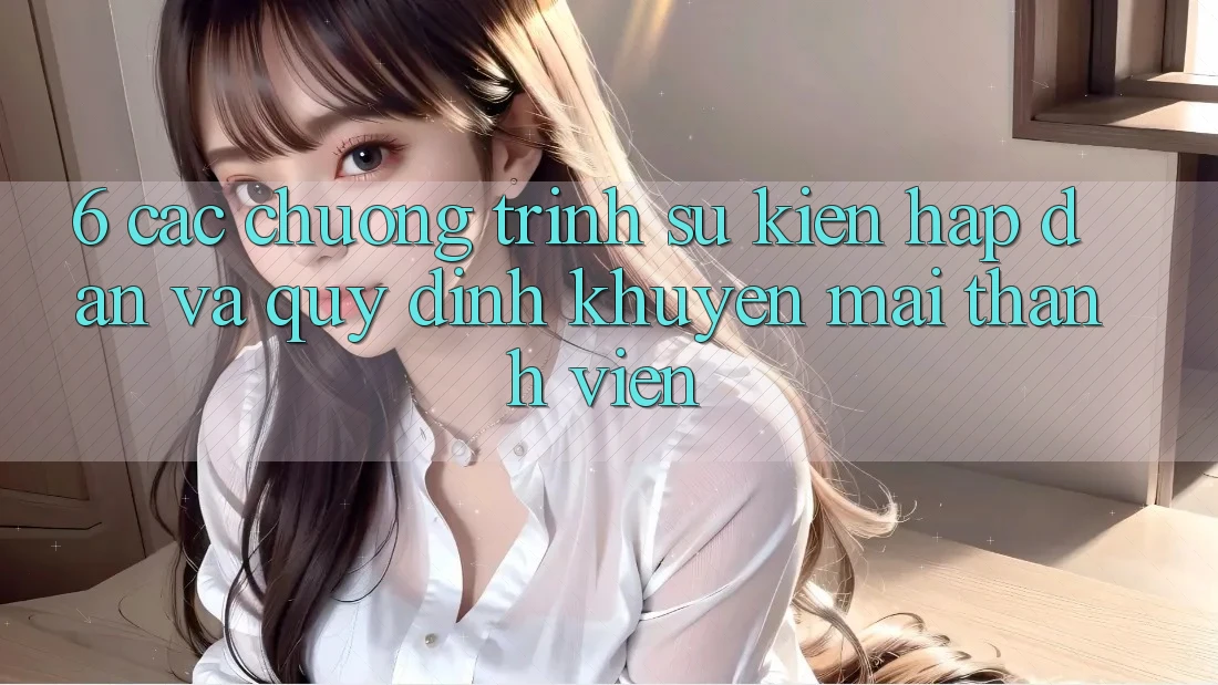 6. Các chương trình sự kiện hấp dẫn và quy định khuyến mãi thành viên 6. Các chương trình sự kiện hấp dẫn và quy định khuyến mãi thành viên