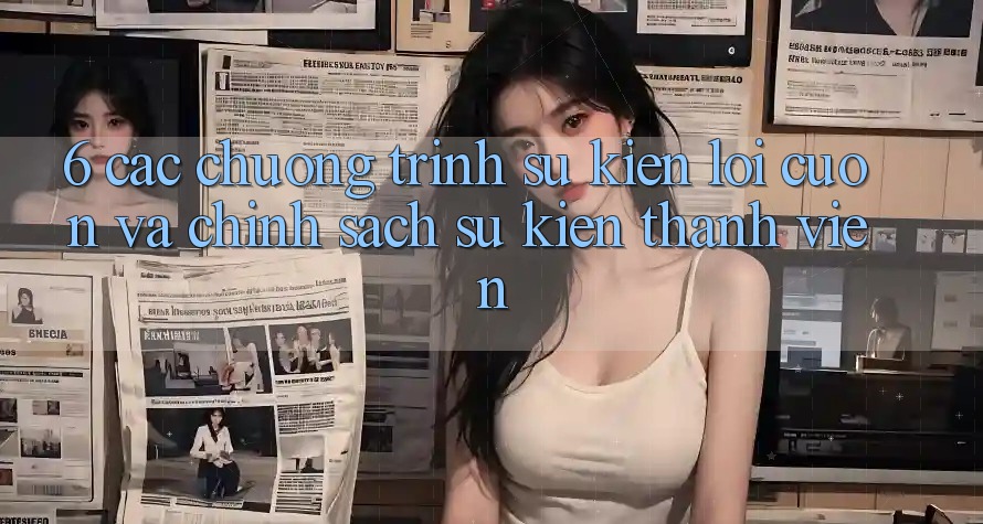 6. Các chương trình sự kiện lôi cuốn và chính sách sự kiện thành viên