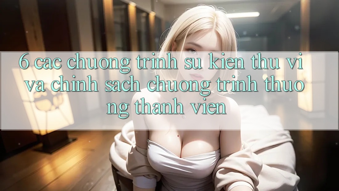 6. Các chương trình sự kiện thú vị và chính sách chương trình thưởng thành viên 6. Các chương trình sự kiện thú vị và chính sách chương trình thưởng thành viên