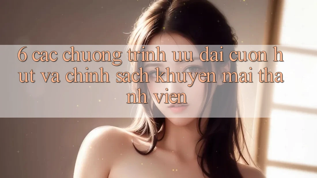 6. Các chương trình ưu đãi cuốn hút và chính sách khuyến mãi thành viên 6. Các chương trình ưu đãi cuốn hút và chính sách khuyến mãi thành viên