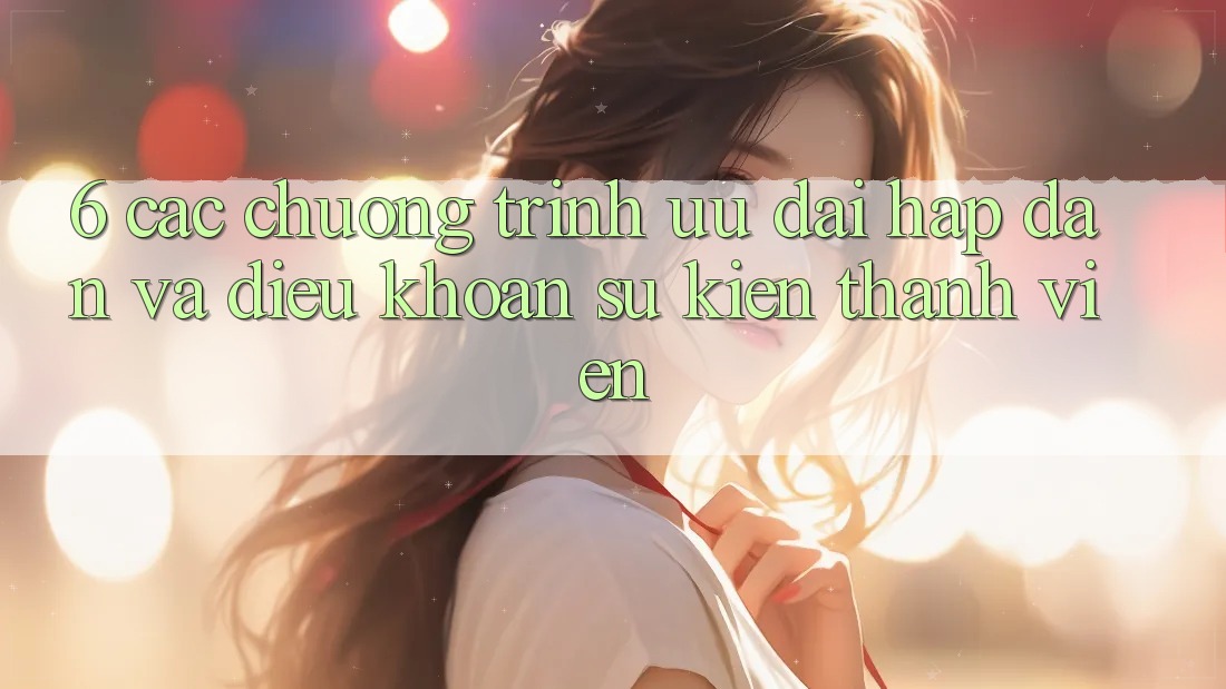 6. Các chương trình ưu đãi hấp dẫn và điều khoản sự kiện thành viên