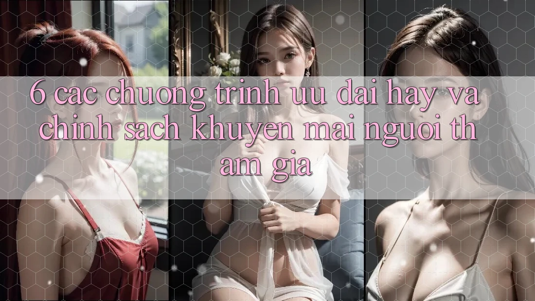 6. Các chương trình ưu đãi hay và chính sách khuyến mãi người tham gia 6. Các chương trình ưu đãi hay và chính sách khuyến mãi người tham gia