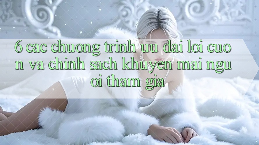 6. Các chương trình ưu đãi lôi cuốn và chính sách khuyến mãi người tham gia 6. Các chương trình ưu đãi lôi cuốn và chính sách khuyến mãi người tham gia