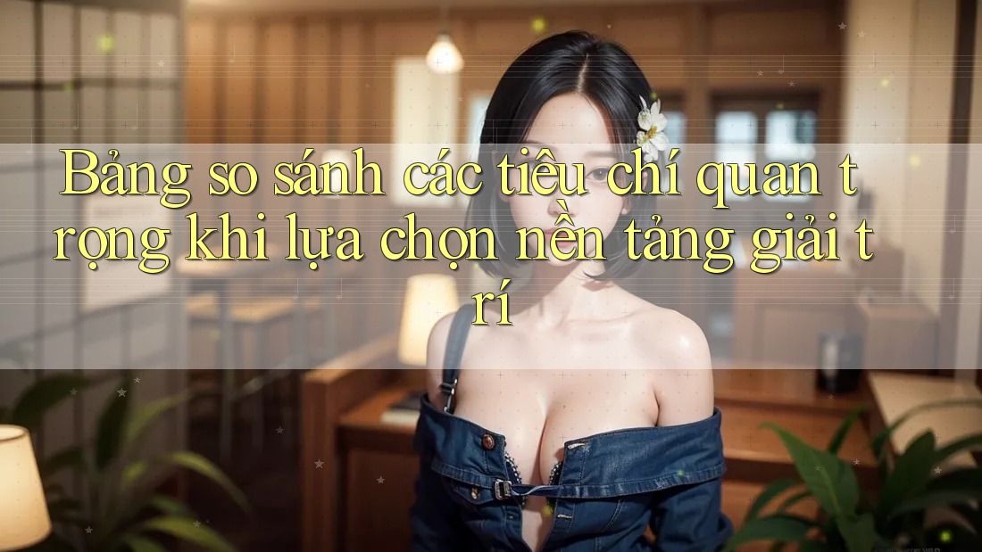 Bảng so sánh các tiêu chí quan trọng khi lựa chọn nền tảng giải trí