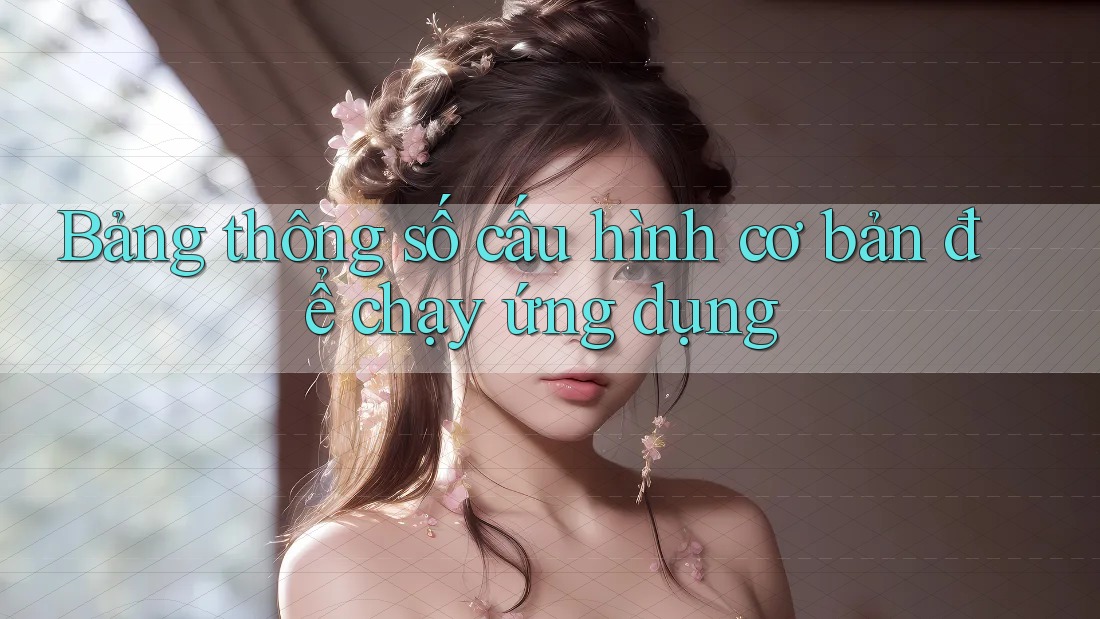 Bảng thông số cấu hình cơ bản để chạy ứng dụng