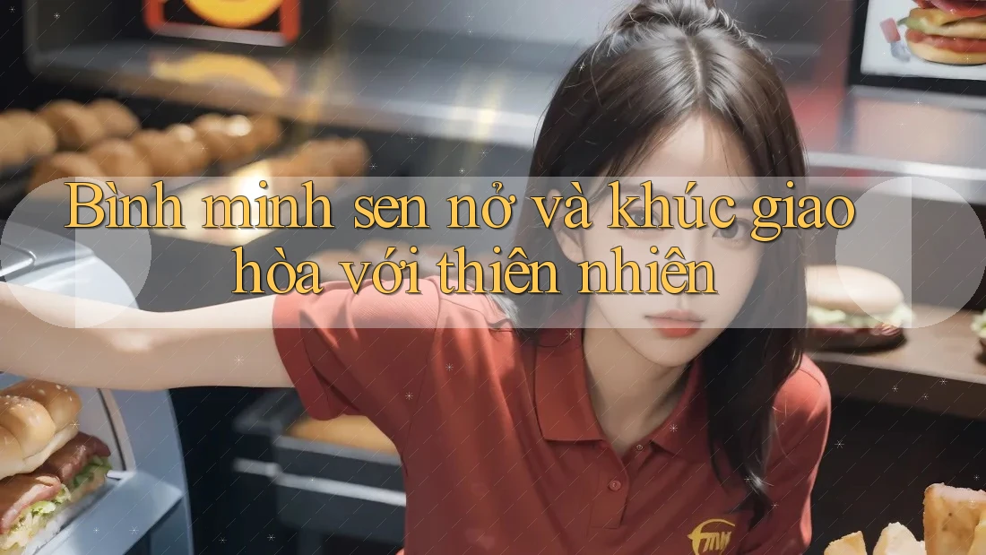 Bình minh sen nở và khúc giao hòa với thiên nhiên Bình minh sen nở và khúc giao hòa với thiên nhiên