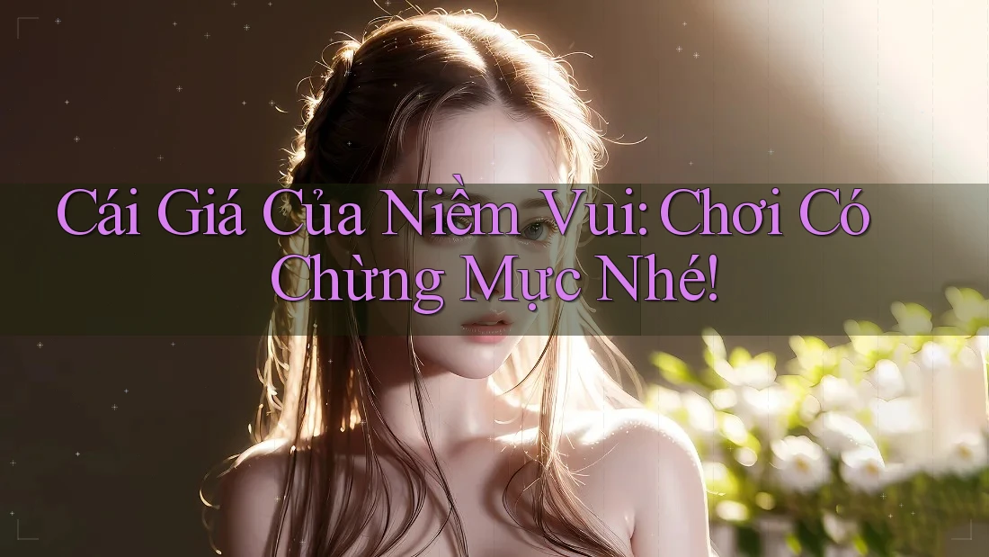 Cái Giá Của Niềm Vui: Chơi Có Chừng Mực Nhé! Cái Giá Của Niềm Vui: Chơi Có Chừng Mực Nhé!