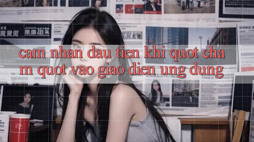 Cảm nhận đầu tiên khi " chạm" vào giao diện ứng dụng Cảm nhận đầu tiên khi " chạm" vào giao diện ứng dụng