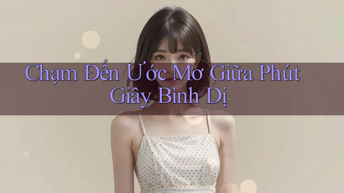 Chạm Đến Ước Mơ Giữa Phút Giây Bình Dị