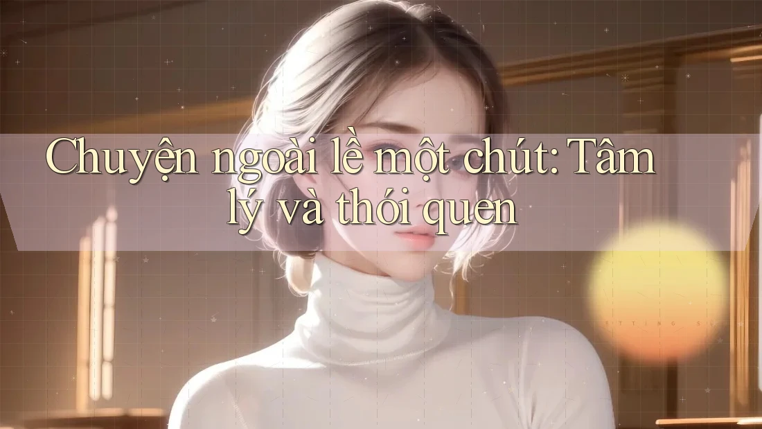 Chuyện ngoài lề một chút: Tâm lý và thói quen