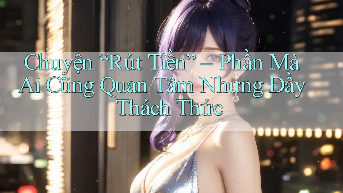 Chuyện “Rút Tiền” – Phần Mà Ai Cũng Quan Tâm Nhưng Đầy Thách Thức Chuyện “Rút Tiền” – Phần Mà Ai Cũng Quan Tâm Nhưng Đầy Thách Thức