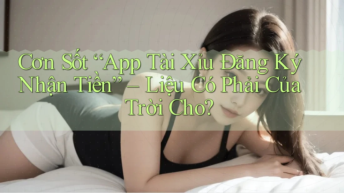 Cơn Sốt “App Tài Xỉu Đăng Ký Nhận Tiền” – Liệu Có Phải Của Trời Cho?