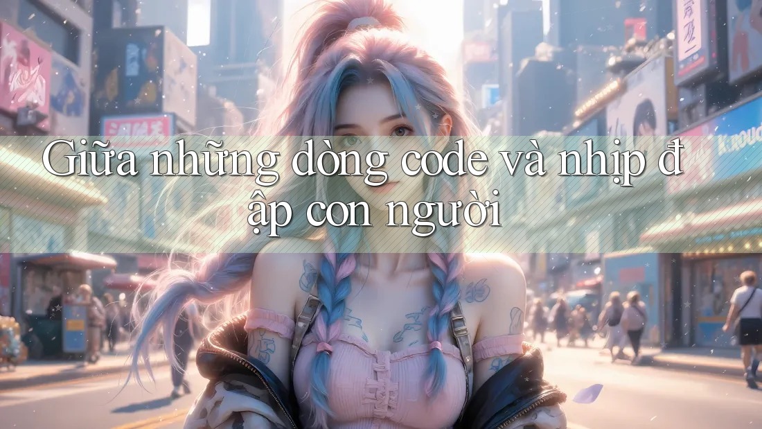 Giữa những dòng code và nhịp đập con người
