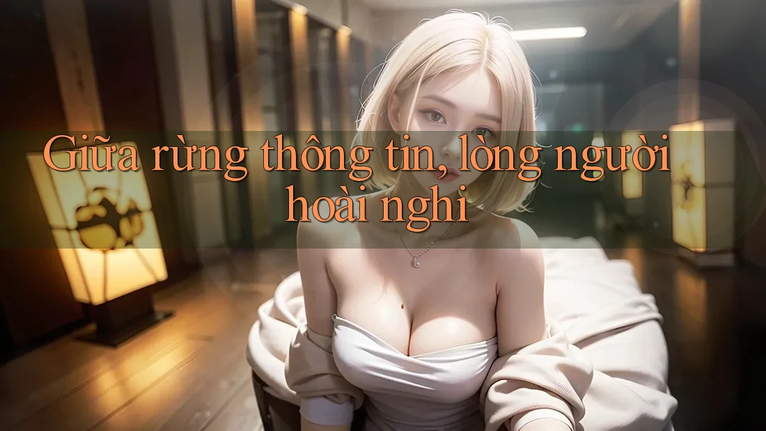 Giữa rừng thông tin, lòng người hoài nghi Giữa rừng thông tin, lòng người hoài nghi
