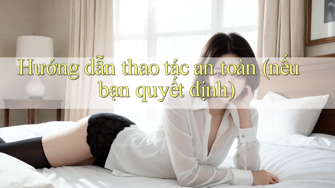 Hướng dẫn thao tác an toàn (nếu bạn quyết định) Hướng dẫn thao tác an toàn (nếu bạn quyết định)