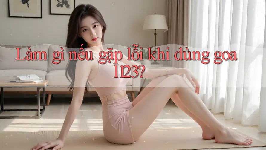 Làm gì nếu gặp lỗi khi dùng goal123? Làm gì nếu gặp lỗi khi dùng goal123?