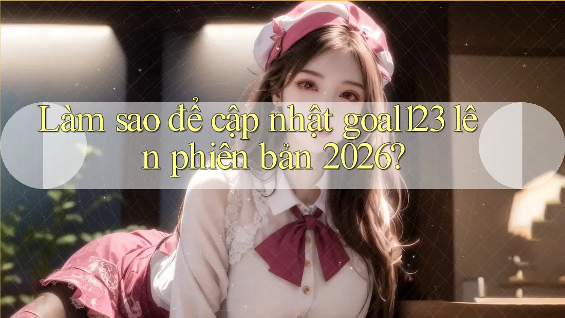 Làm sao để cập nhật goal123 lên phiên bản 2026? Làm sao để cập nhật goal123 lên phiên bản 2026?