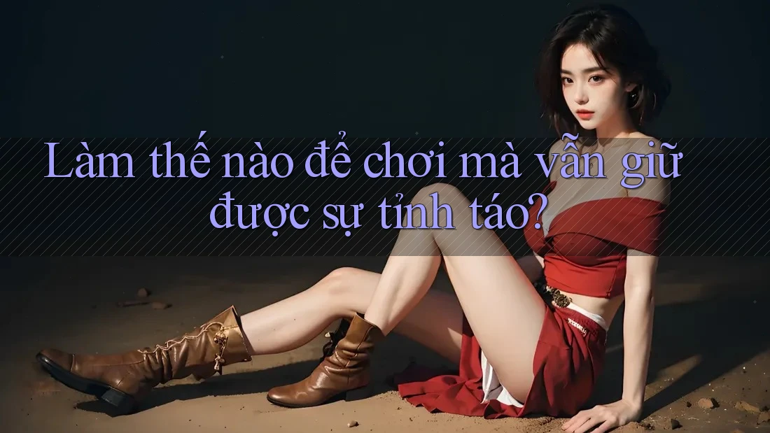 Làm thế nào để chơi mà vẫn giữ được sự tỉnh táo? Làm thế nào để chơi mà vẫn giữ được sự tỉnh táo?