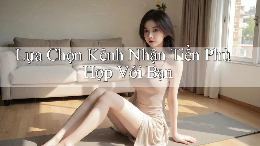 Lựa Chọn Kênh Nhận Tiền Phù Hợp Với Bạn Lựa Chọn Kênh Nhận Tiền Phù Hợp Với Bạn