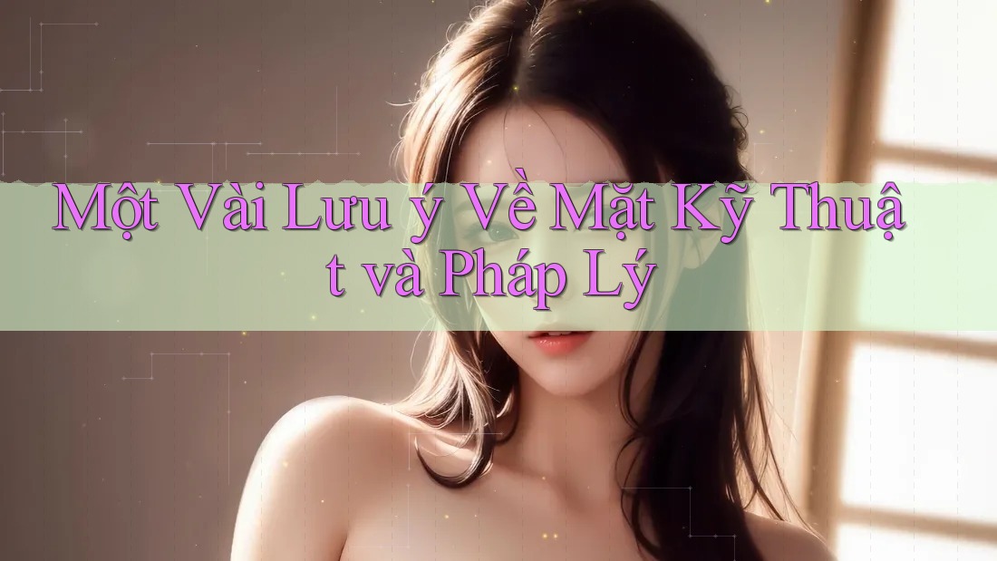 Một Vài Lưu ý Về Mặt Kỹ Thuật và Pháp Lý