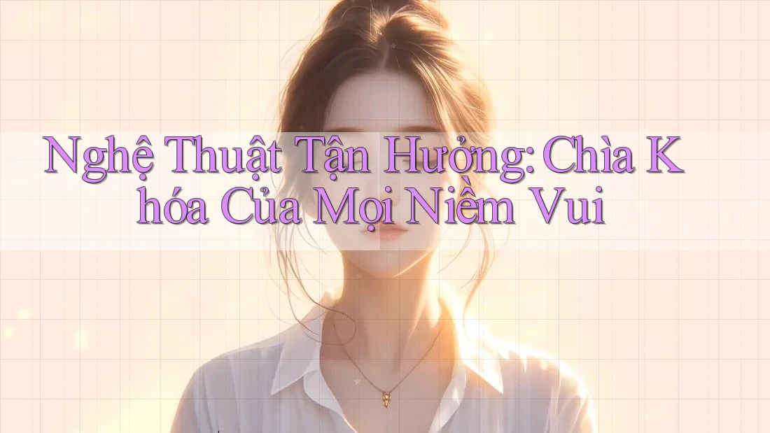 Nghệ Thuật Tận Hưởng: Chìa Khóa Của Mọi Niềm Vui Nghệ Thuật Tận Hưởng: Chìa Khóa Của Mọi Niềm Vui