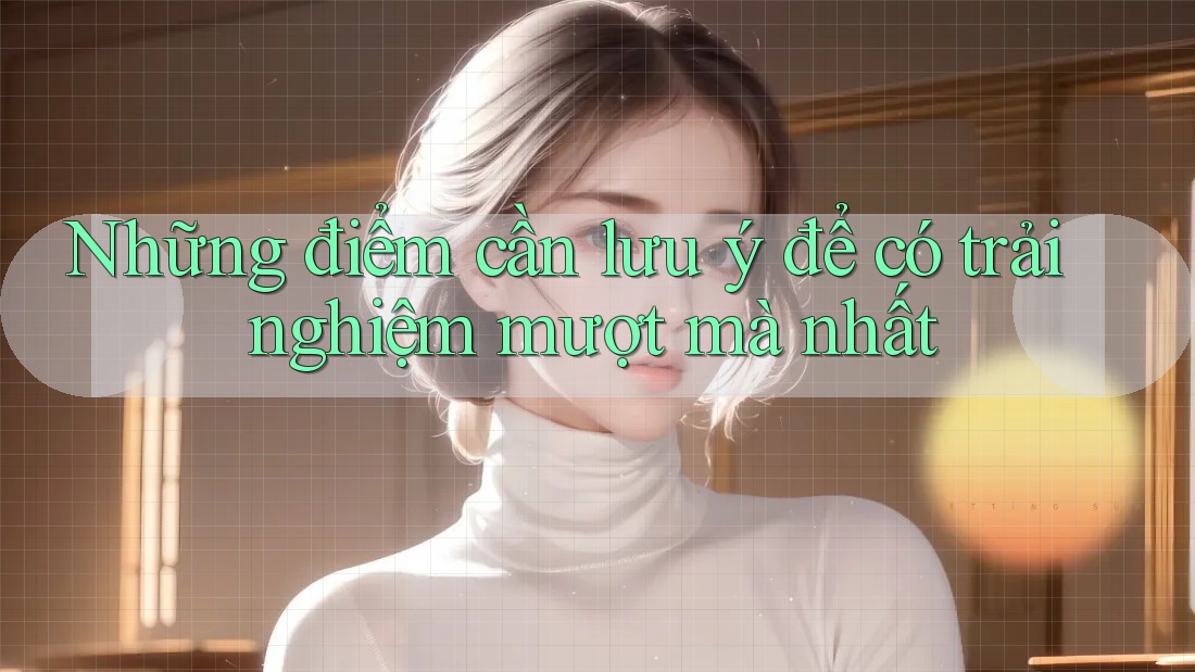 Những điểm cần lưu ý để có trải nghiệm mượt mà nhất Những điểm cần lưu ý để có trải nghiệm mượt mà nhất