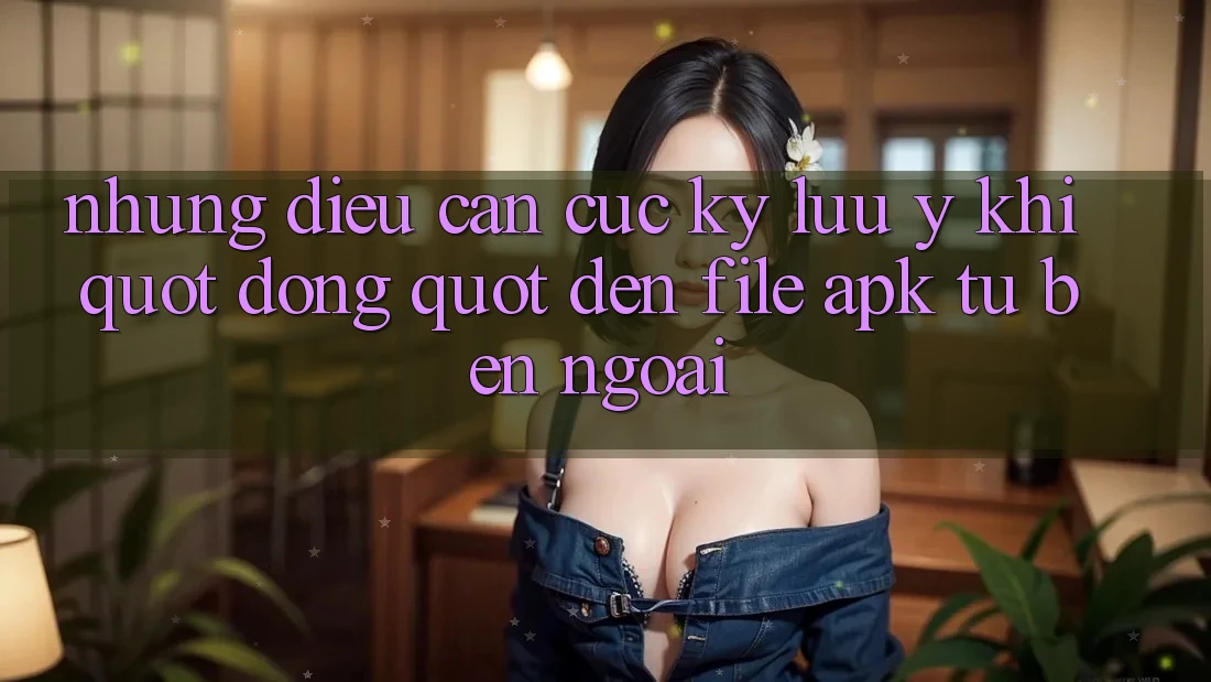 Những điều cần cực kỳ lưu ý khi " động" đến file APK từ bên ngoài Những điều cần cực kỳ lưu ý khi " động" đến file APK từ bên ngoài