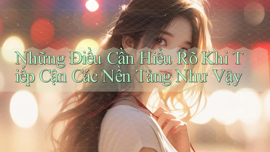 Những Điều Cần Hiểu Rõ Khi Tiếp Cận Các Nền Tảng Như Vậy Những Điều Cần Hiểu Rõ Khi Tiếp Cận Các Nền Tảng Như Vậy