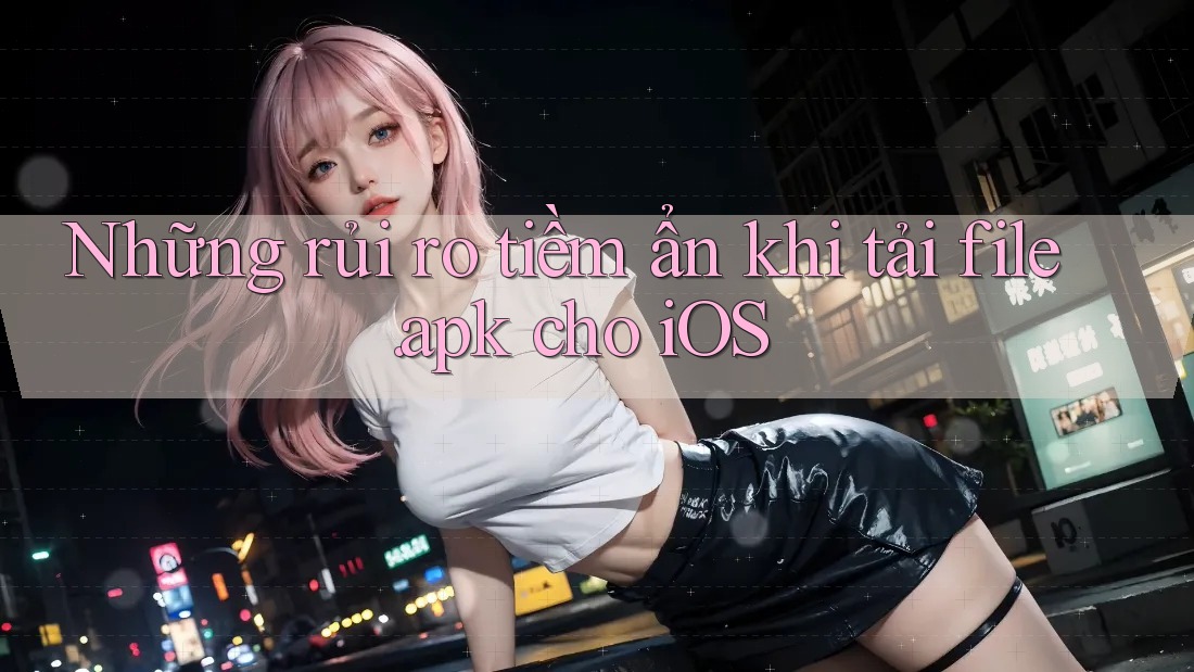 Những rủi ro tiềm ẩn khi tải file. apk cho iOS