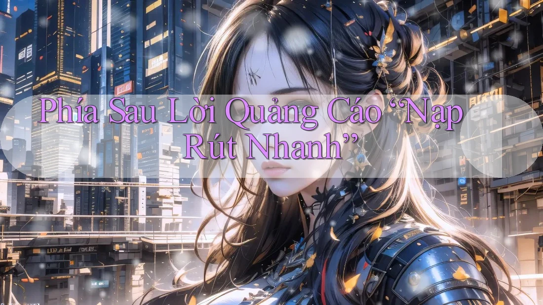 Phía Sau Lời Quảng Cáo “Nạp Rút Nhanh” Phía Sau Lời Quảng Cáo “Nạp Rút Nhanh”