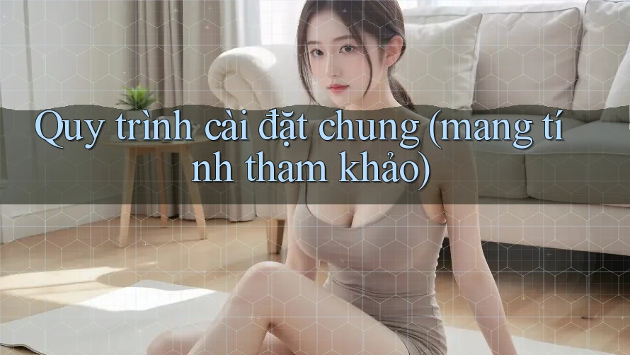 Quy trình cài đặt chung (mang tính tham khảo) Quy trình cài đặt chung (mang tính tham khảo)