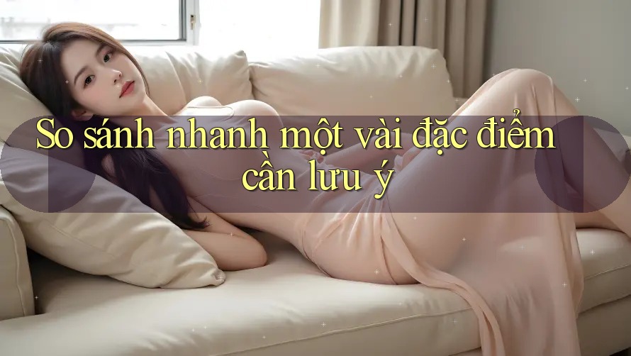 So sánh nhanh một vài đặc điểm cần lưu ý