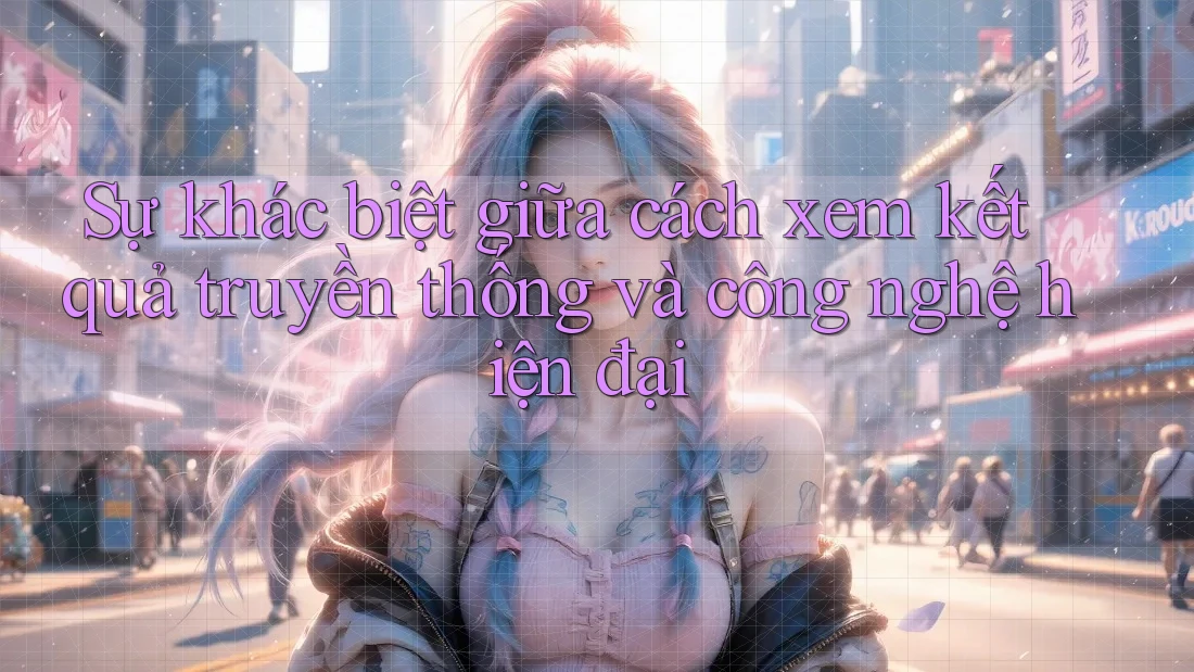 Sự khác biệt giữa cách xem kết quả truyền thống và công nghệ hiện đại Sự khác biệt giữa cách xem kết quả truyền thống và công nghệ hiện đại