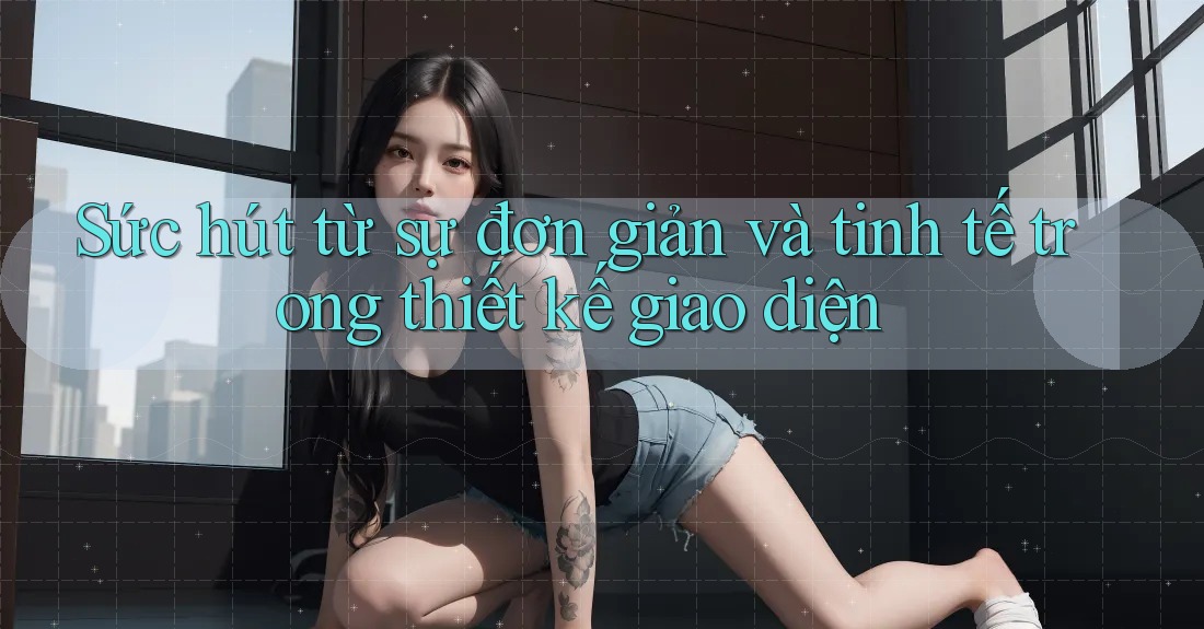 Sức hút từ sự đơn giản và tinh tế trong thiết kế giao diện