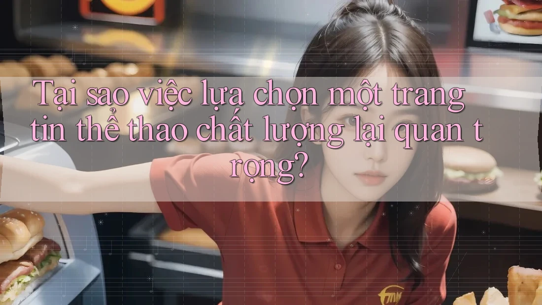 Tại sao việc lựa chọn một trang tin thể thao chất lượng lại quan trọng?